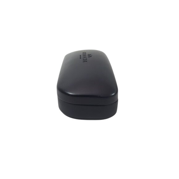 🔮SOLD🔮 Coach New York Black Hard Shell Eyeglass Case With Cleaning Cloth - Picture 5 of 8